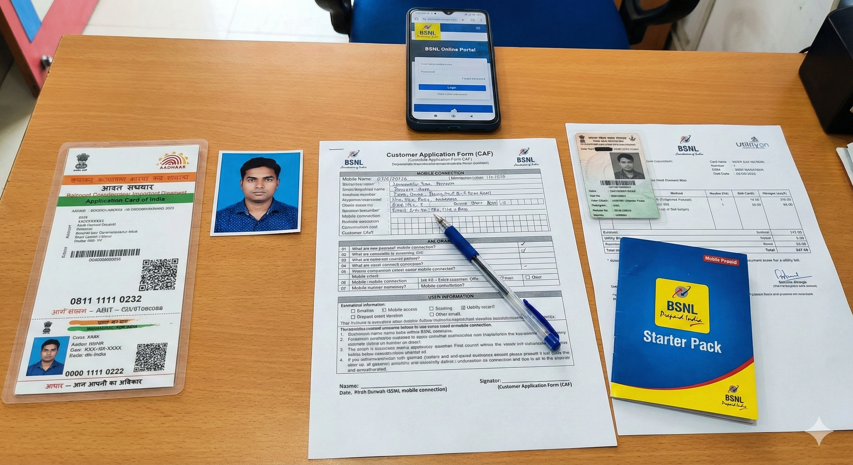 Documents required to buy BSNL SIM card online and offline in 2026